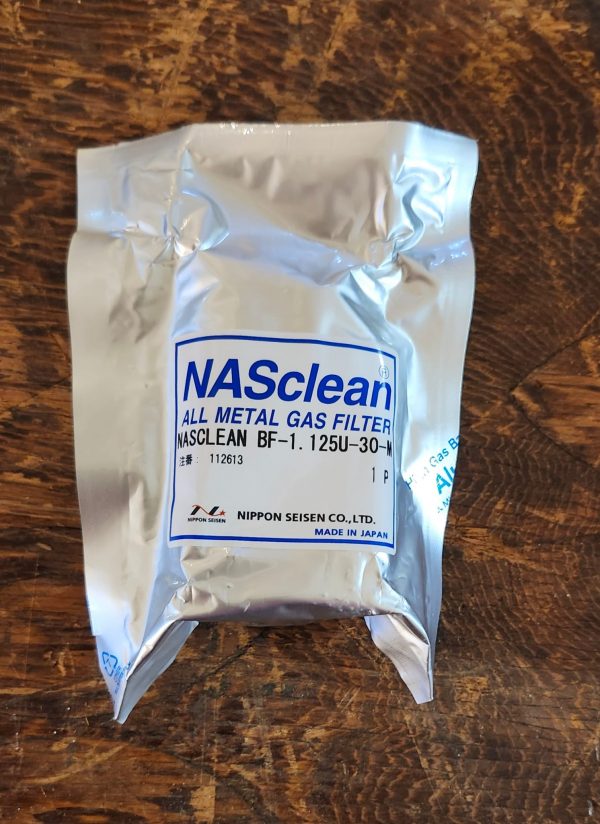 NASclean BF-1.125U-30-M All Metal Gas Filter