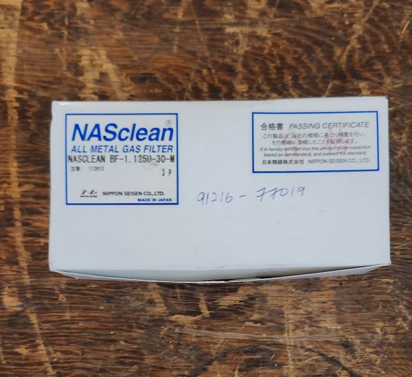 NASclean BF-1.125U-30-M All Metal Gas Filter - Image 4