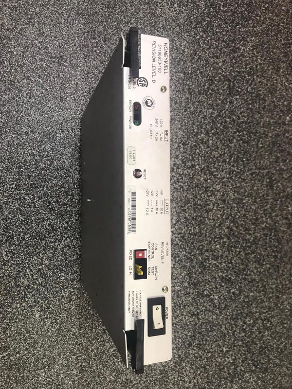 Honeywell Five Slot Power Supply 51196653-100