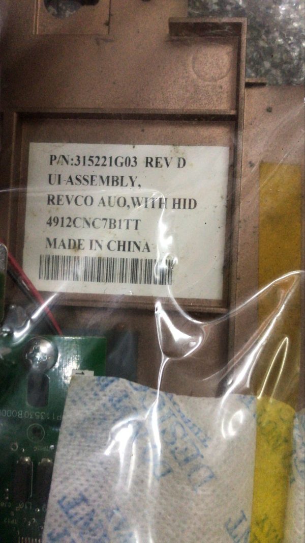 THERMO FISHER SCIENTIFIC ULT Display Board 315198H01 with Touch Screen - Image 3