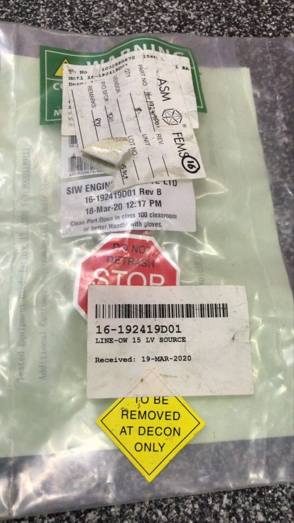 ASM PN: 16-190469D01 LINE-OW 15 LV SOURCE