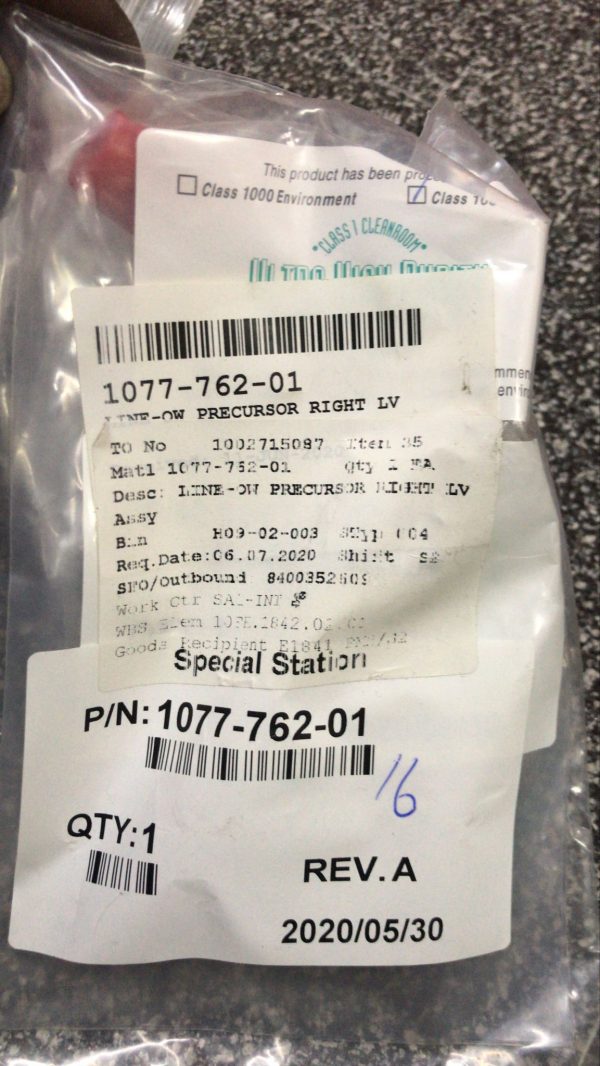 ASM PN: 1077-762-01 Line-OW PRECURSOR RIGHT LV - Image 2