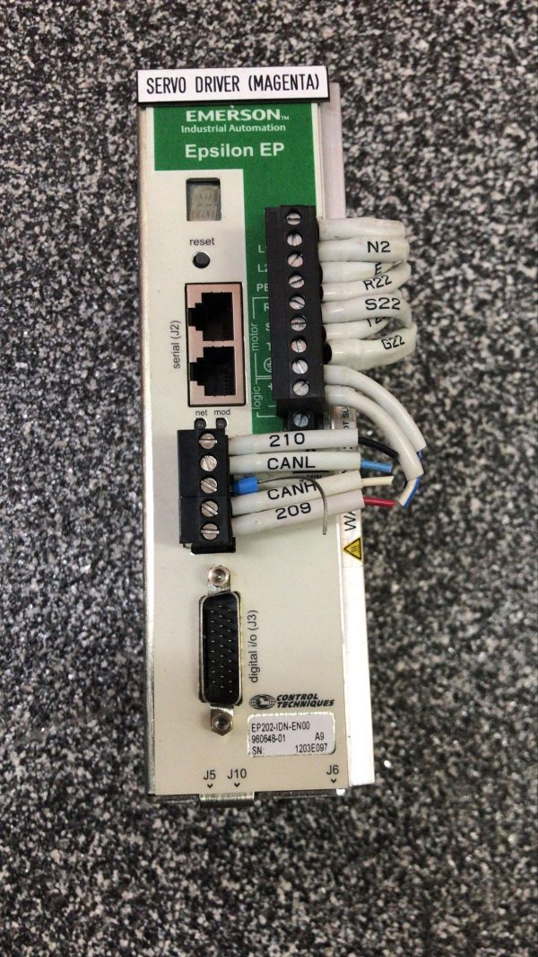 Emerson Control Techniques EP202 Epsilon EP Servo Driver 1Ph In 3Ph Out