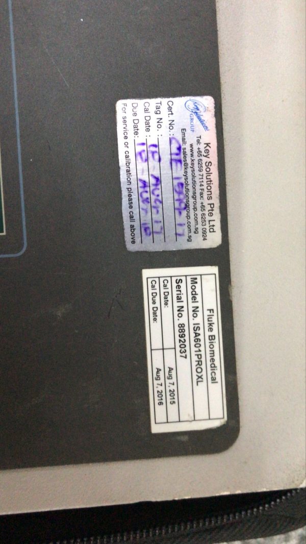 Fluke 601 Pro Series XL International Safety Analyzer ISA601PROXL - Image 2
