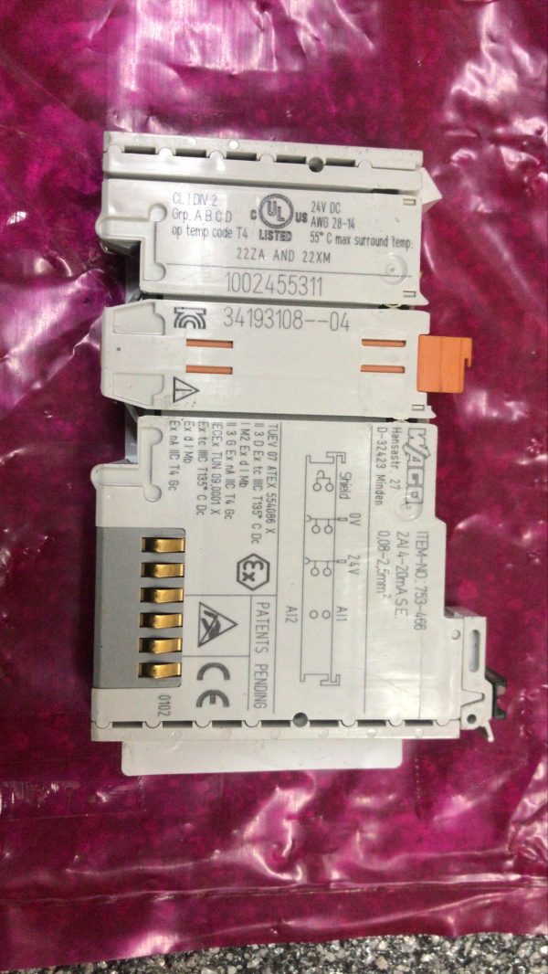 Wago 753-466 2-Channel Analog Input Module
