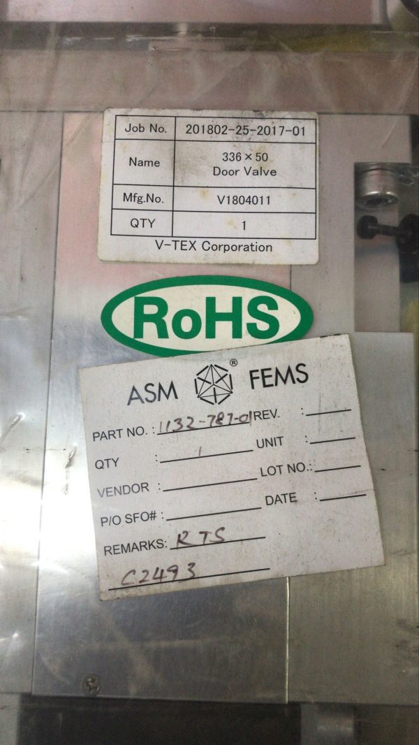 V-Tex V1804011 336x50 Pneumatic Door Valve Assembly - Image 2