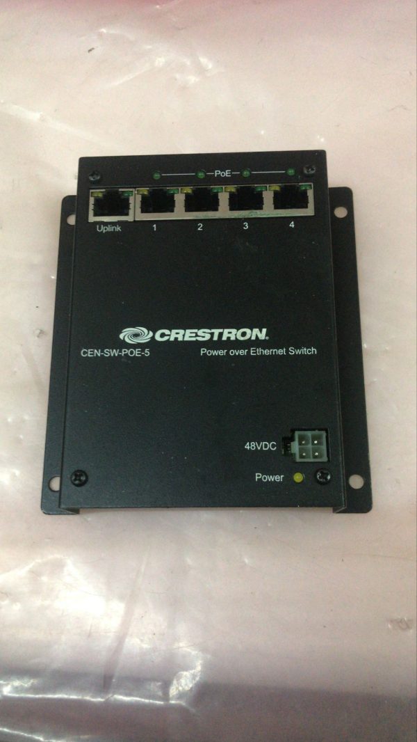 Crestron CEN-SW-POE-5 Power Over Ethernet Switch