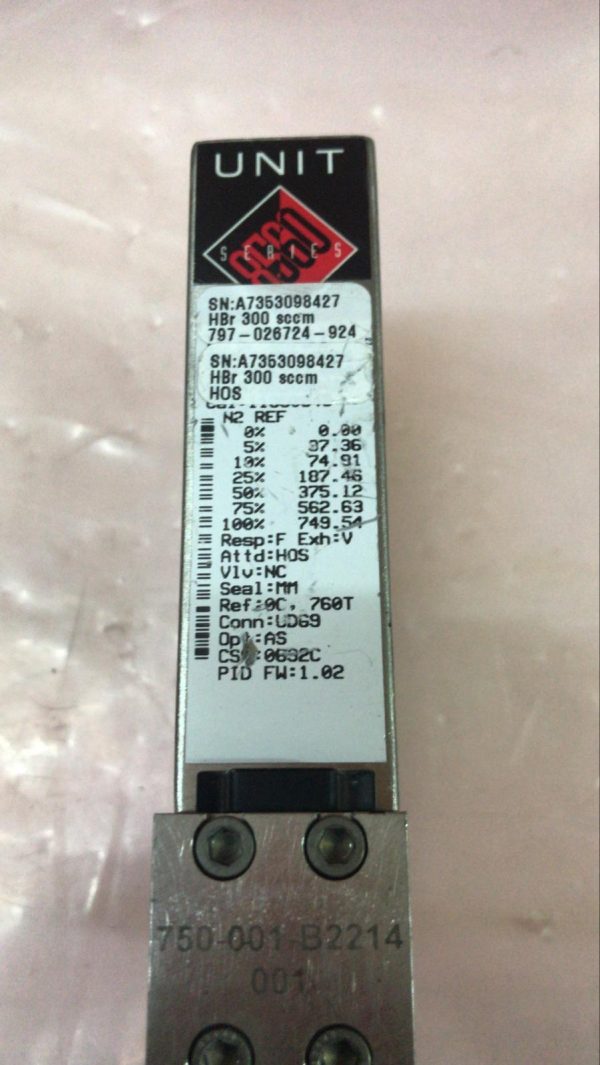 Unit 8560 Series 750-001-B2214-001 HBr 300 SCCM - Image 2