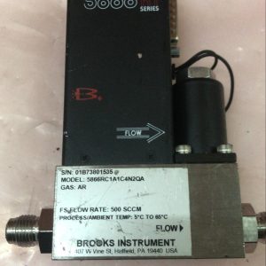 BROOKS 5866RT SERIES PRESSURE CONTROLLER 500SCCM 5866RC1A1C4N2QA