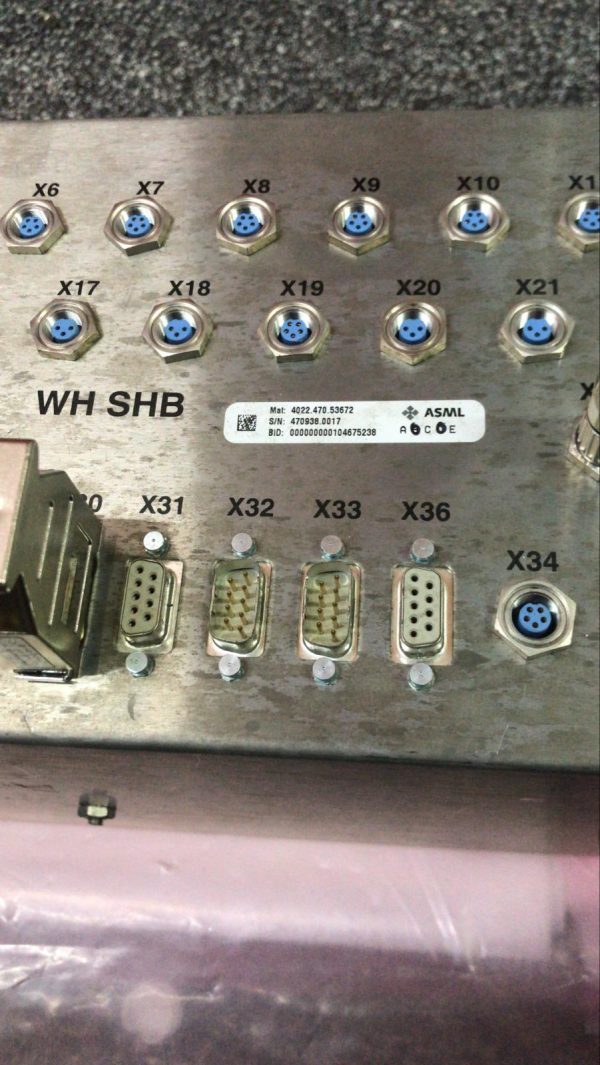 ASML 4022.470.53672 WH SHB INTERFACE PANEL - Image 2