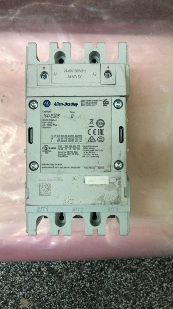 Allen-Bradley 100-E205 3-Pole Direct On Line Contactor