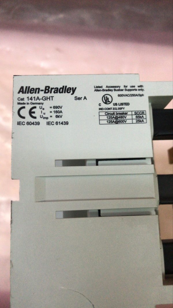 141A-GHT Ser A 600VAC/250A/3ph Busbar Mounting Adapter Module - Image 2
