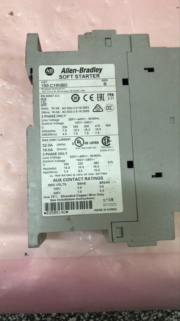 Allen-Bradley  150-C19NBD  Soft Starter - Image 2