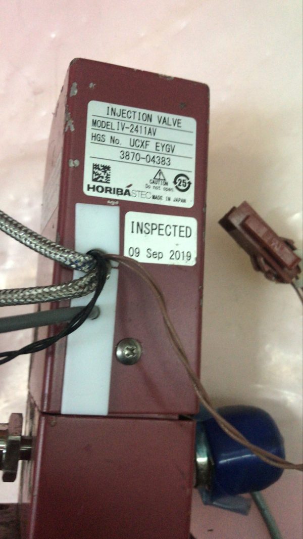 HORIBA-STEC INJECTION VALVE AMAT: 3870-04383 IV-2411AV - Image 2