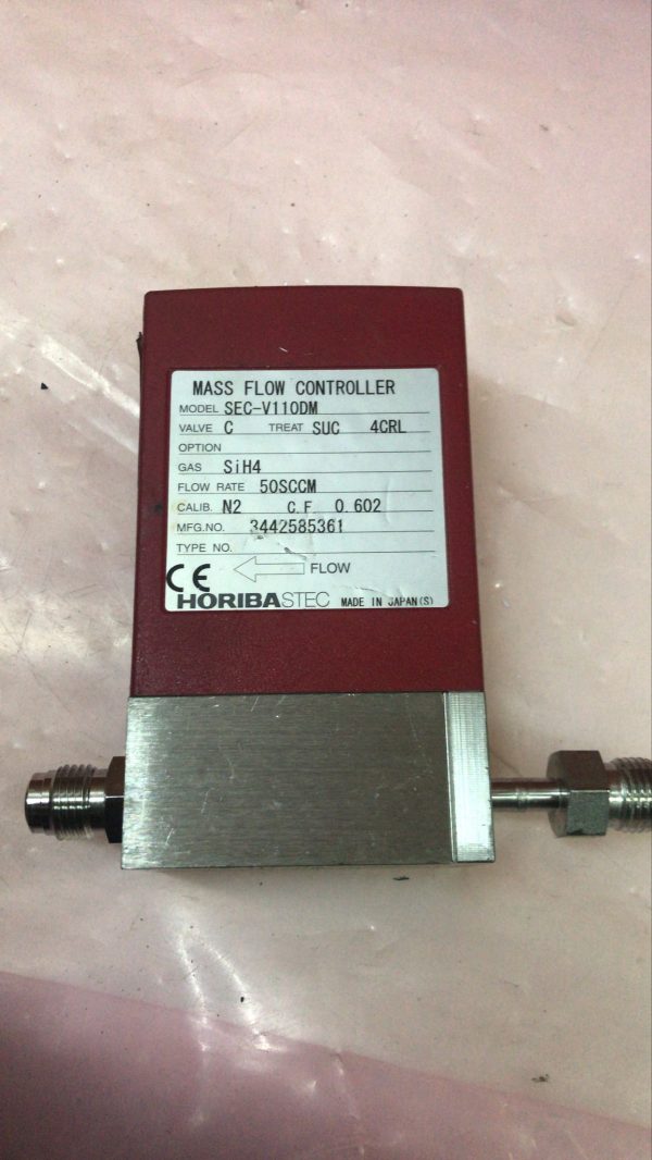 HORIBA STEC SEC-V110DM MASS FLOW CONTROLLER - Image 2
