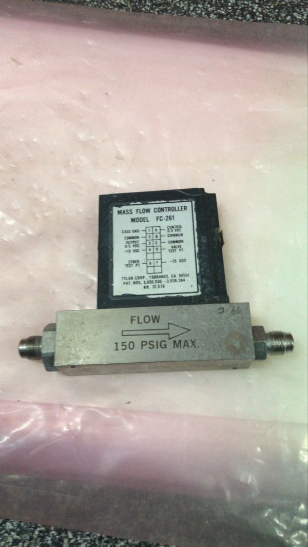 Tylan FC-261 Mass Flow Controller 20 SLPM N2