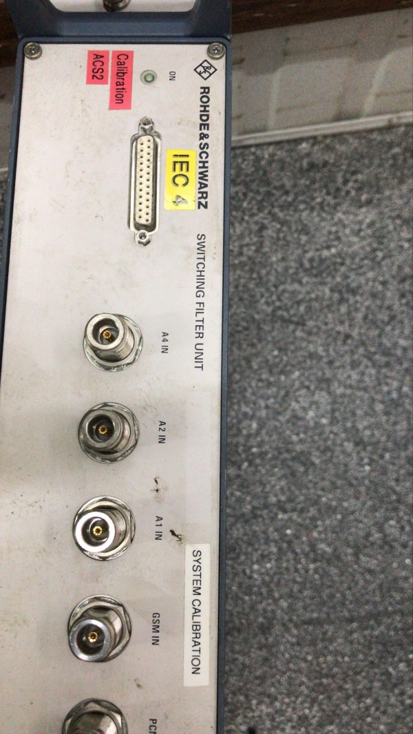 ROHDE & SCHWARZ IEC 4 SWITCHING FILTER UNIT