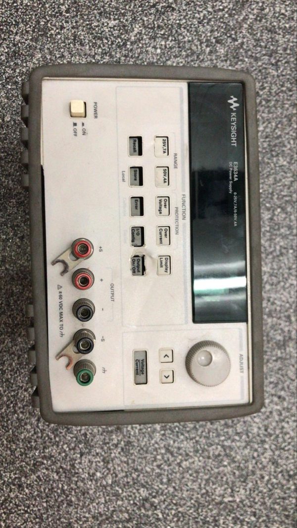 Keysight E3634A DC Power Supply 0-25V 7A/0-50V 4A