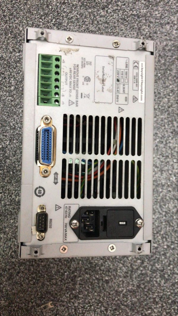 Keysight E3634A DC Power Supply 0-25V 7A/0-50V 4A - Image 2