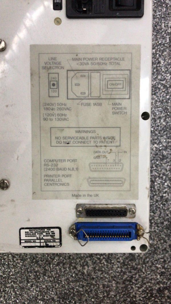 Bio-Tek IDA-2 Infusion Device Analyzer - Image 2