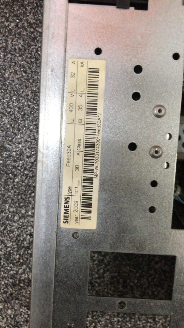 Siemens Feed32A 400V Generator Circuit Breaker Control Module MP-W-7030174300 - Image 3
