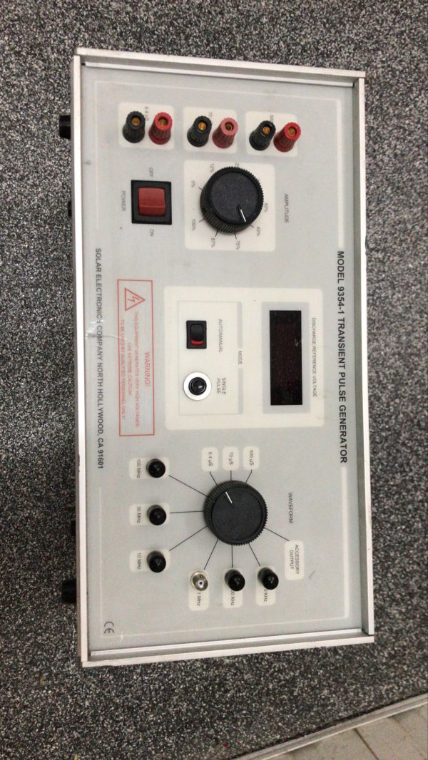 Solar Electronics 9354-1 Transient Pulse Generator
