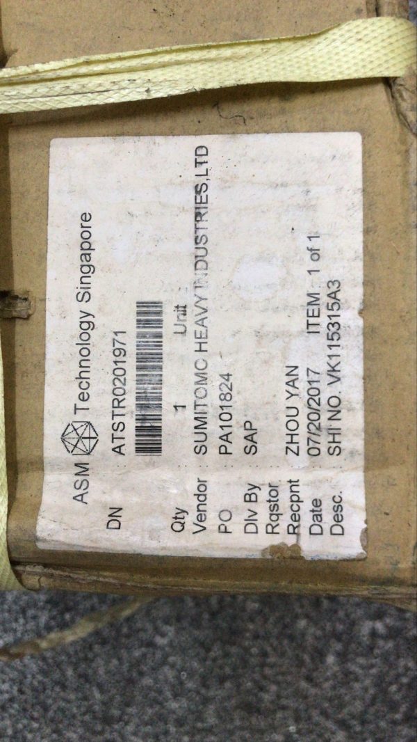 Sumitomo AC Servo Motor 7.5KW VK115315A3 - Image 4